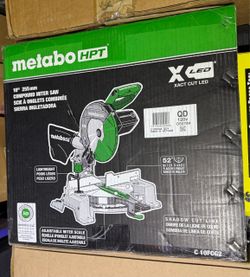 Metabo HPT 10-Inch Compound Miter Saw C10FCG2