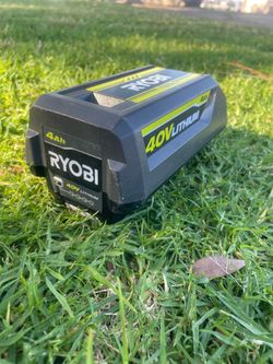 Ryobi.        40V Lithium-Ion 4.0 Ah Battery
