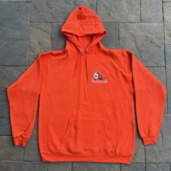 Edmonton Oilers Firefighter Helmet Hoodie NHL Hockey Sweatshirt Mens Size L Vtg  If you’re looking for a different size, color, team, or design please