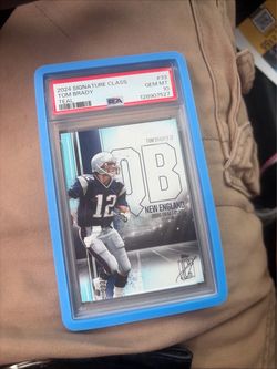 Tom Brady 2024 Topps Signature Class PSA 10 Teal #33