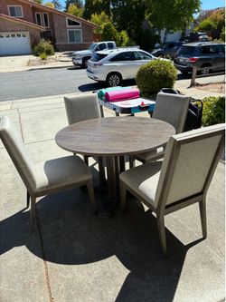 Solid Wood Dinner table and chairs
