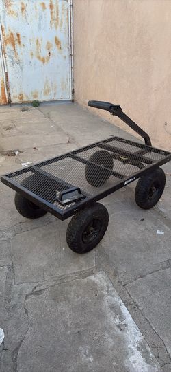 heavy duty steel utility garden cart 1,200lb