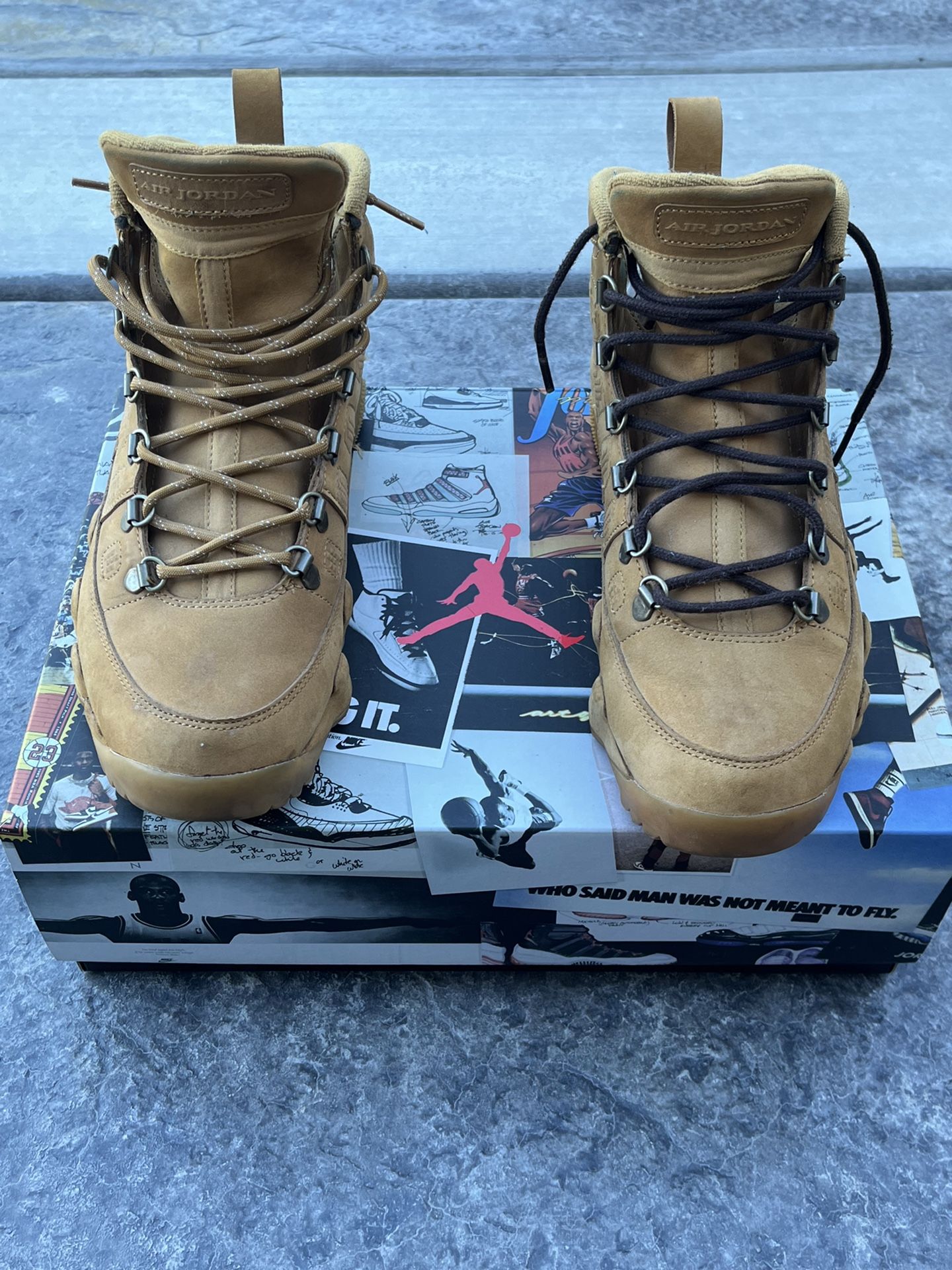 Air Jordan Retro 9 Retro Boot NRG ‘Wheat’ Size 8.5 Mens