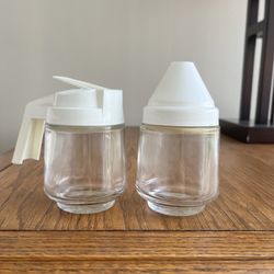 Vintage Gemco Syrup and Sugar Dispensers