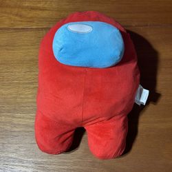 **For Sale: Red "Among Us" Crewmate Plush Toy!** 🛸