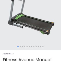 Fitness Avenue Manual Incline Treadmill model #7967