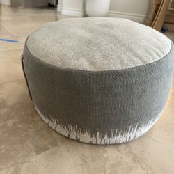 Gray Ottoman Pouf