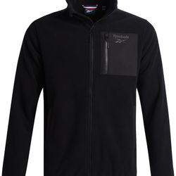 🔥 Reebok Men’s Fleece Jacket L | NEW | $35 | MSRP $90 | CASH