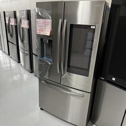 New Smart Hub Fridge French Door Touchscreen Tablet Water Ice WiFi More 