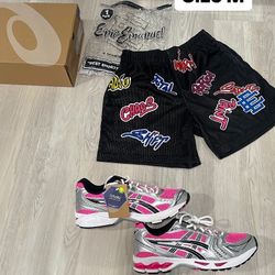 Matty Boy EE Shorts & Asics Kayano 14 Pink Glo