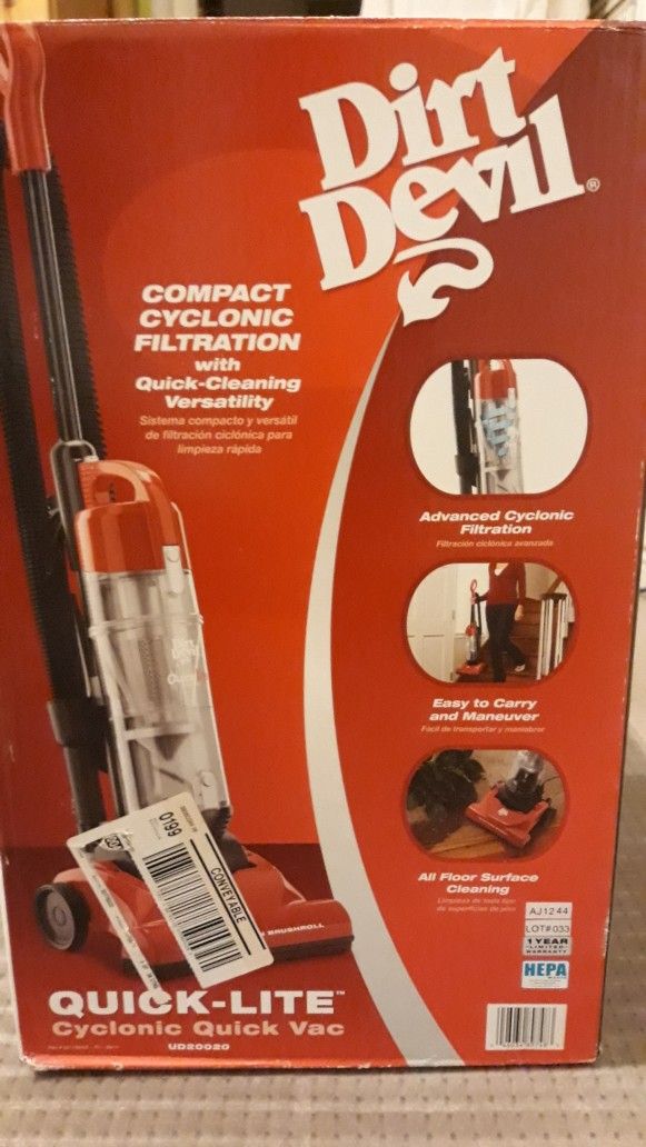 DIRT DEVIL Quick-lite Cyclotronic Vacuum