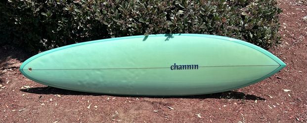 6'10 Vintage Channin Single Fin Surfboard
