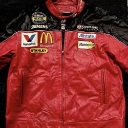 Leather Jacket Kasey Kahne #9 Signed NASCAR Nextel Cup Leather Jacket – Size Large | Wilsons/Chase Authentics