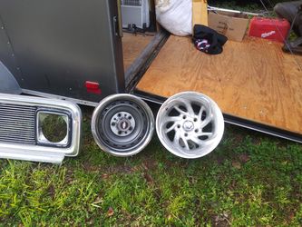 70sChevy rims and grill
