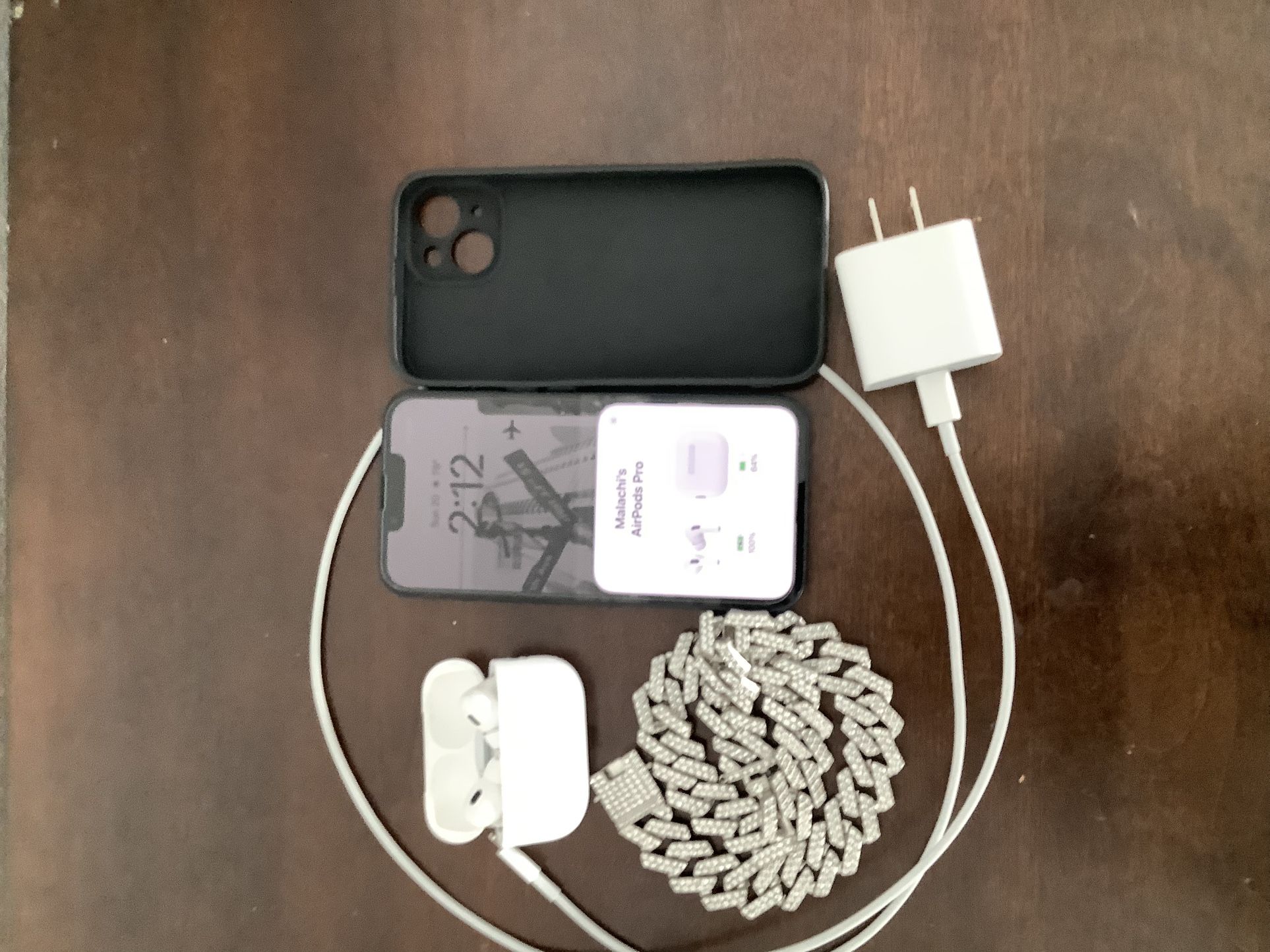 Trading iPhone 14 Unlock With AirPod Pros 2 And A Iced Out Cuban Link Looking For An Ps5 Or Xbox