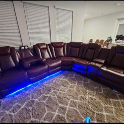 🆕 Power Reclining Sectional Couch Sofa