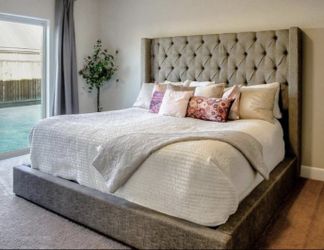 King Size Upholstered Bed