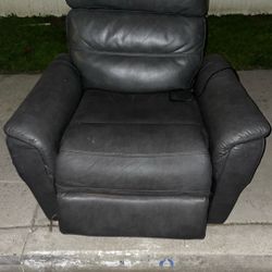 Electric Faux Leather Recliner