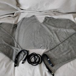 Stainless Steel Mesh Long Sleeve Shirt