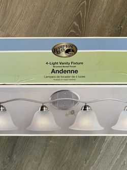 NIB Hampton Bay 4 Light Vanity Fixture