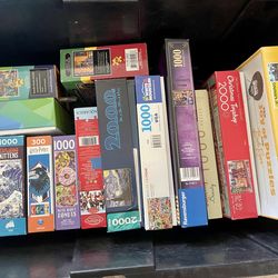 Puzzle Driveway Sale / Sat 04-18 / 8-10am