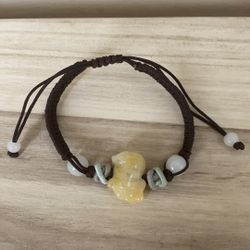 Jade jewelry. Jade bracelet. Lucky jade bracelet Dog Design Bracelet
