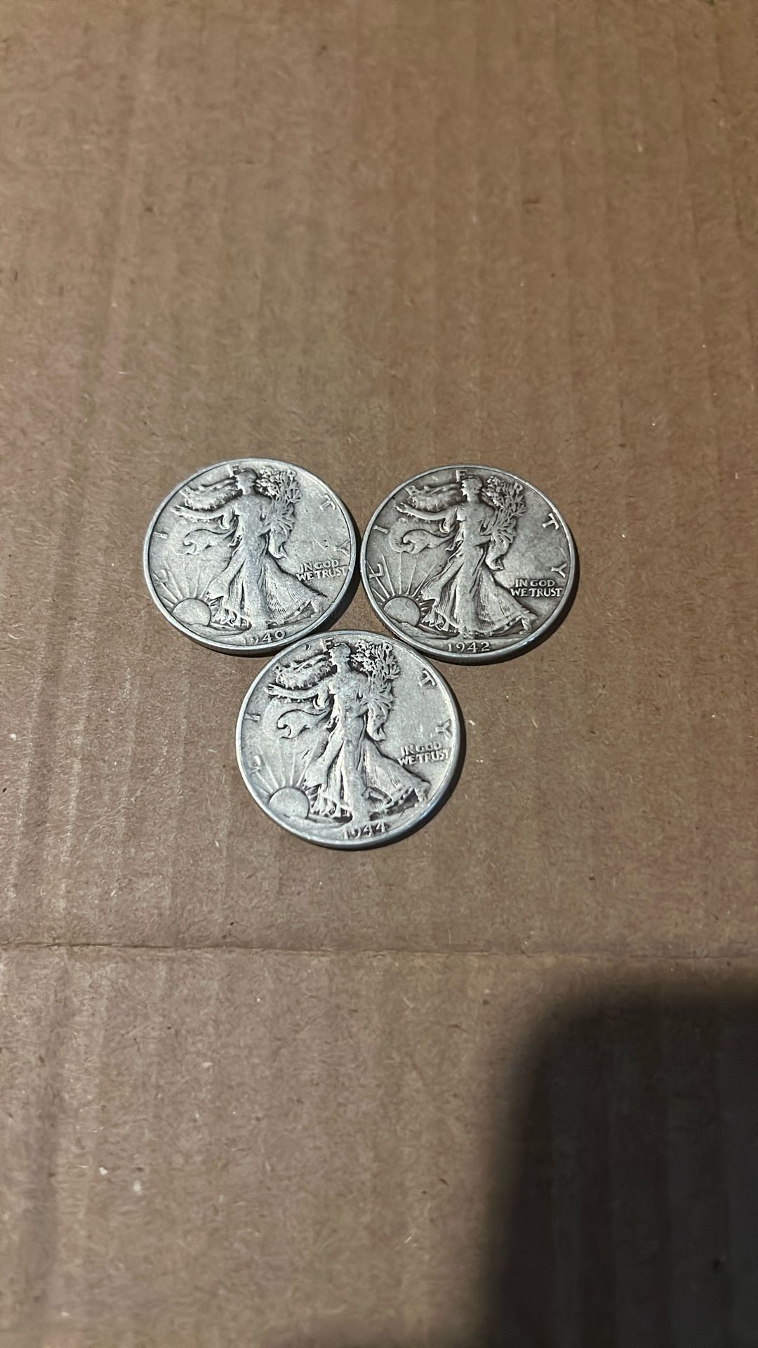 (3) Walking liberty’s