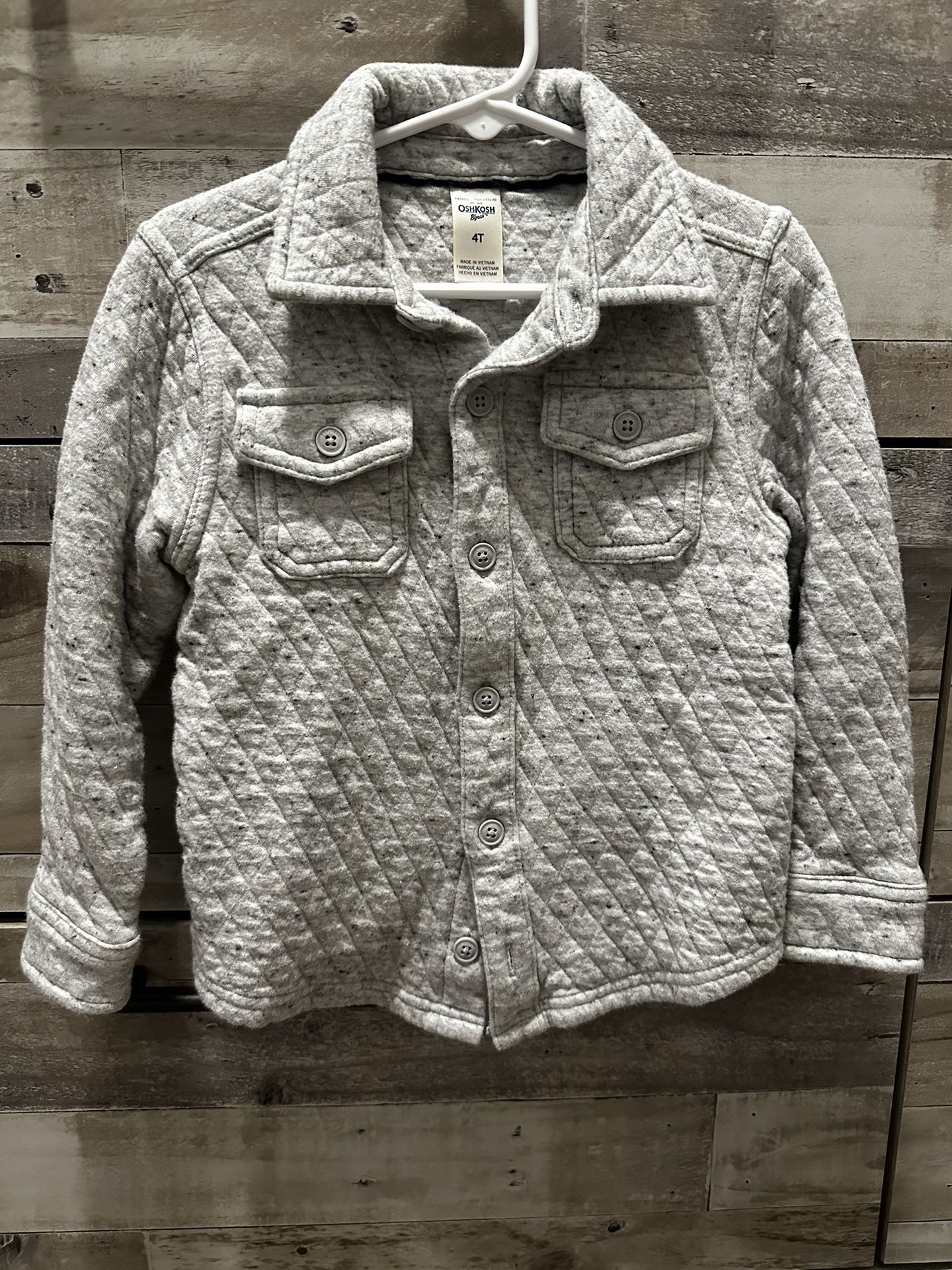 Toddler Boys Long Sleeve Button Up