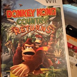 Donkey Kong Wii game