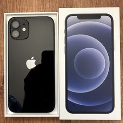 iPhone 12 64GB Black Unlocked - Open Box (mint unused condition)
