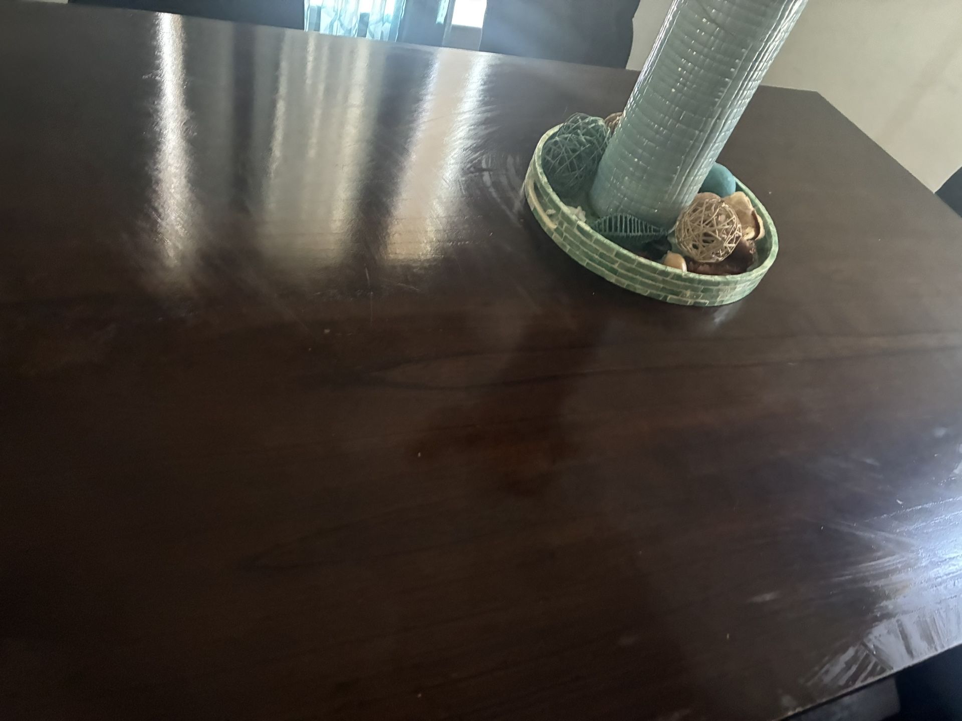 Wooden Dining Table With 8 Chairs 