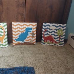 Dinosaur Canvas Artwork