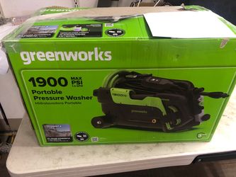 10035 Greenworks 1900 PSI Portable Pressure Washer 95138