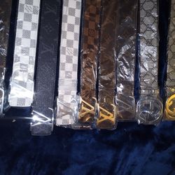 Designer L..V. & Gucci Belts 