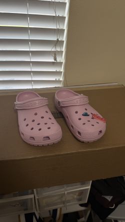 Pink Crocs