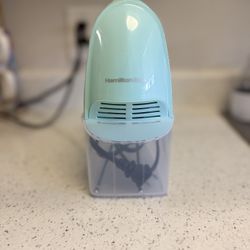 Hamilton Beach Hand Mixer with Storage Case - Mint Color