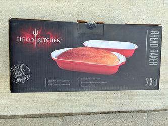 Hell's Kitchen Stoneware Bread Baker 2.3 Qt