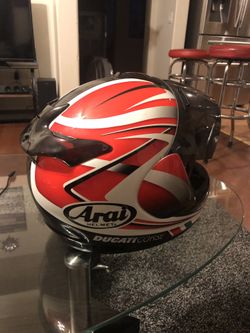 Arai helmet Ducati. Motorcycle