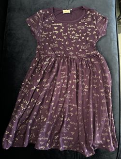 Purple Girls Dress 