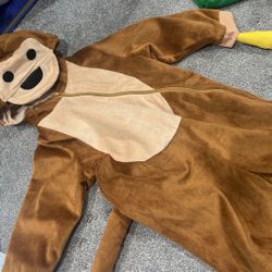Monkey Costume Size 4-5 Used Once 