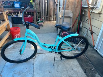 26inch Teal Kent Seachange Beach Cruiser Ladies Bike