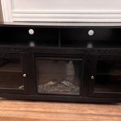 Tv stand With Fireplace heater 