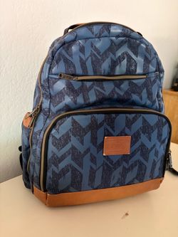 Kelty Blue Chevron Print Backpack