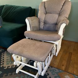 Glider Rocking Chair & Footrest