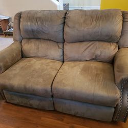 Recliner Sofa, Armchairs, and Ottomans