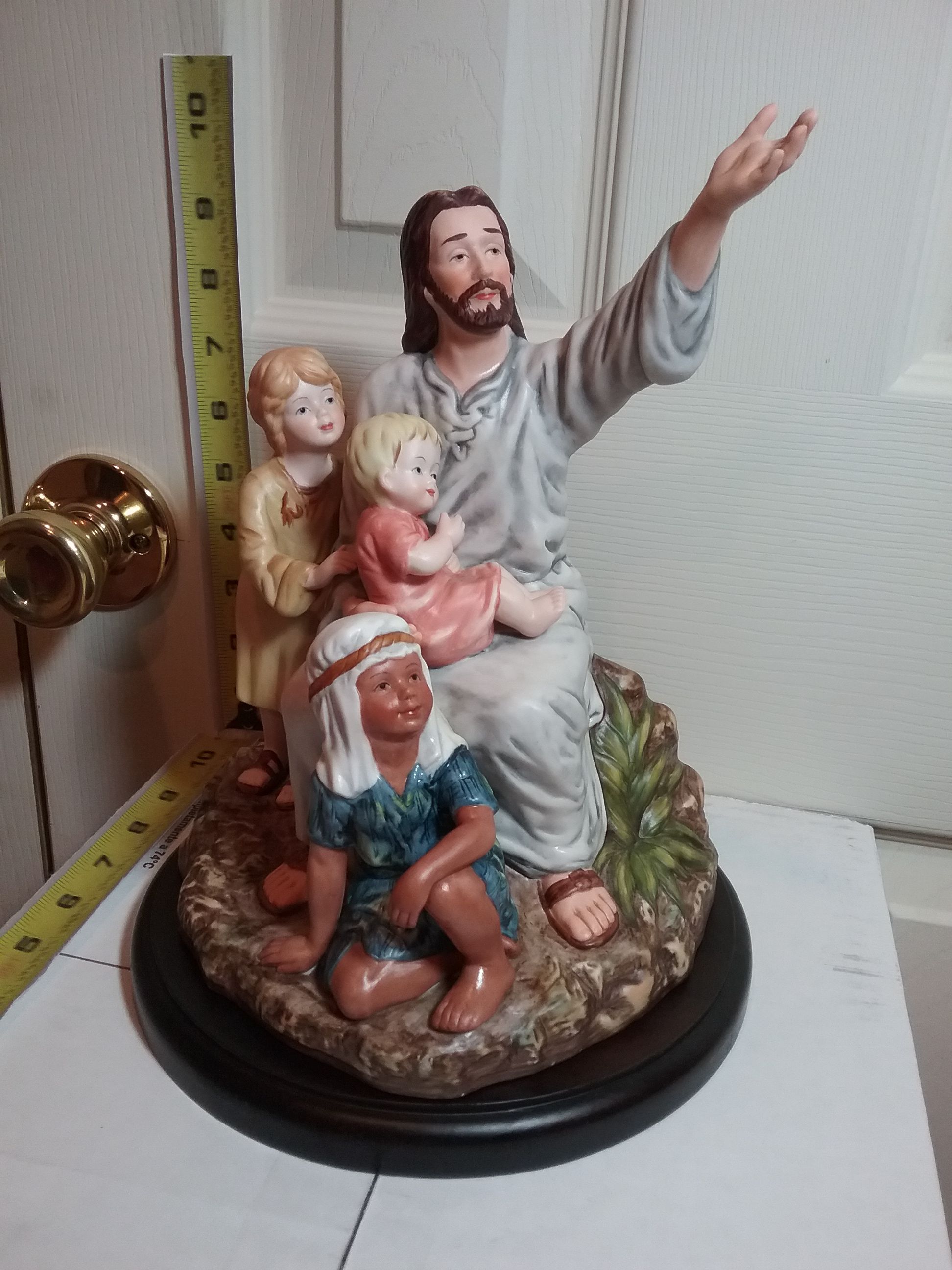 HOMCO Masterpiece Porcelain 1989 Come onto me Jesus