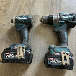 Makita Combo Drill With Batteries And Bag