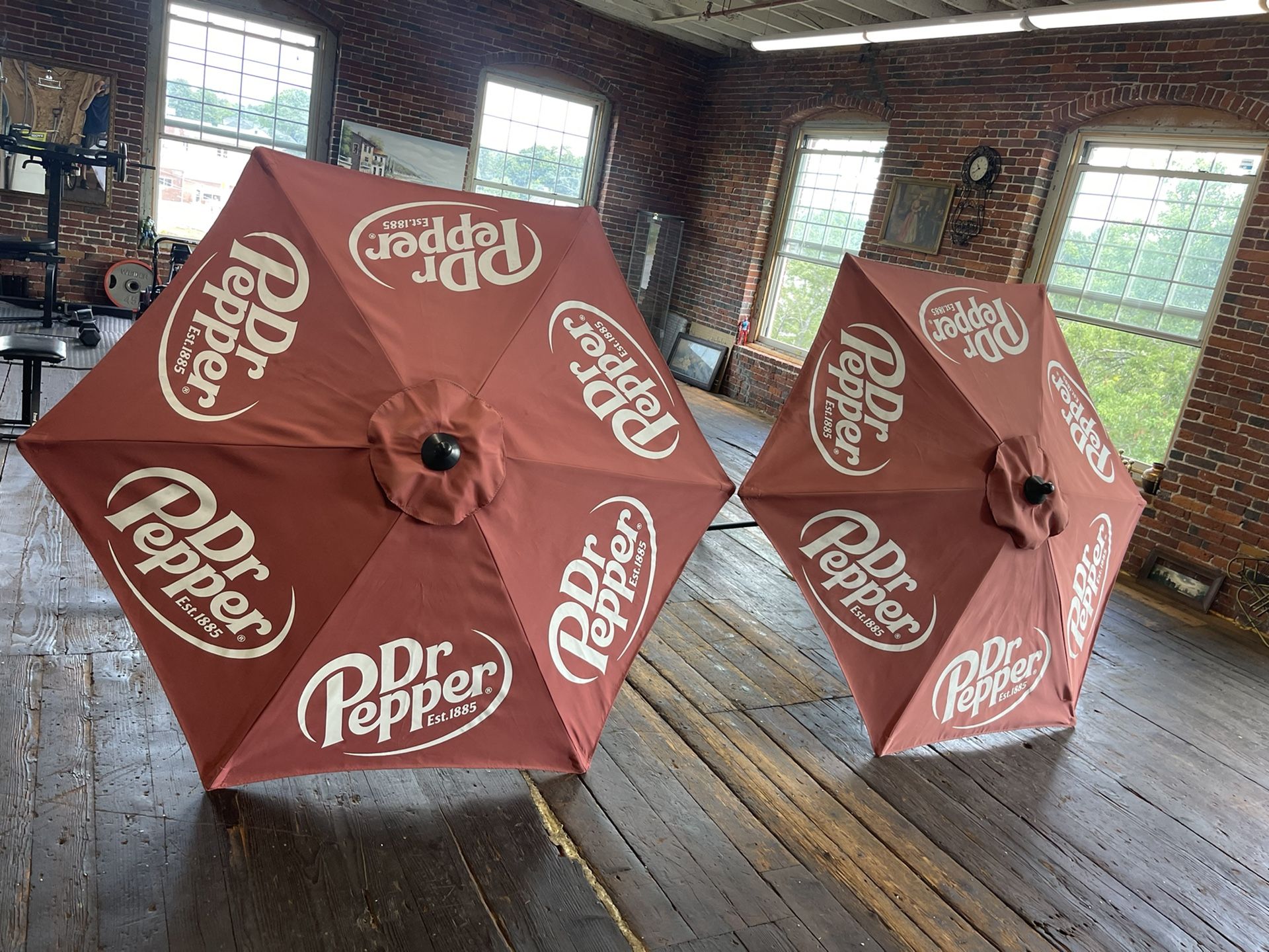 dr pepper patio umbrella Dr Pepper Umbrellas Good Condition Good For Patio Or Restaurants $60 Each  for Sale in Pelham, NH
