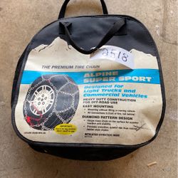 Alpine super sport snow tire chains 2518
