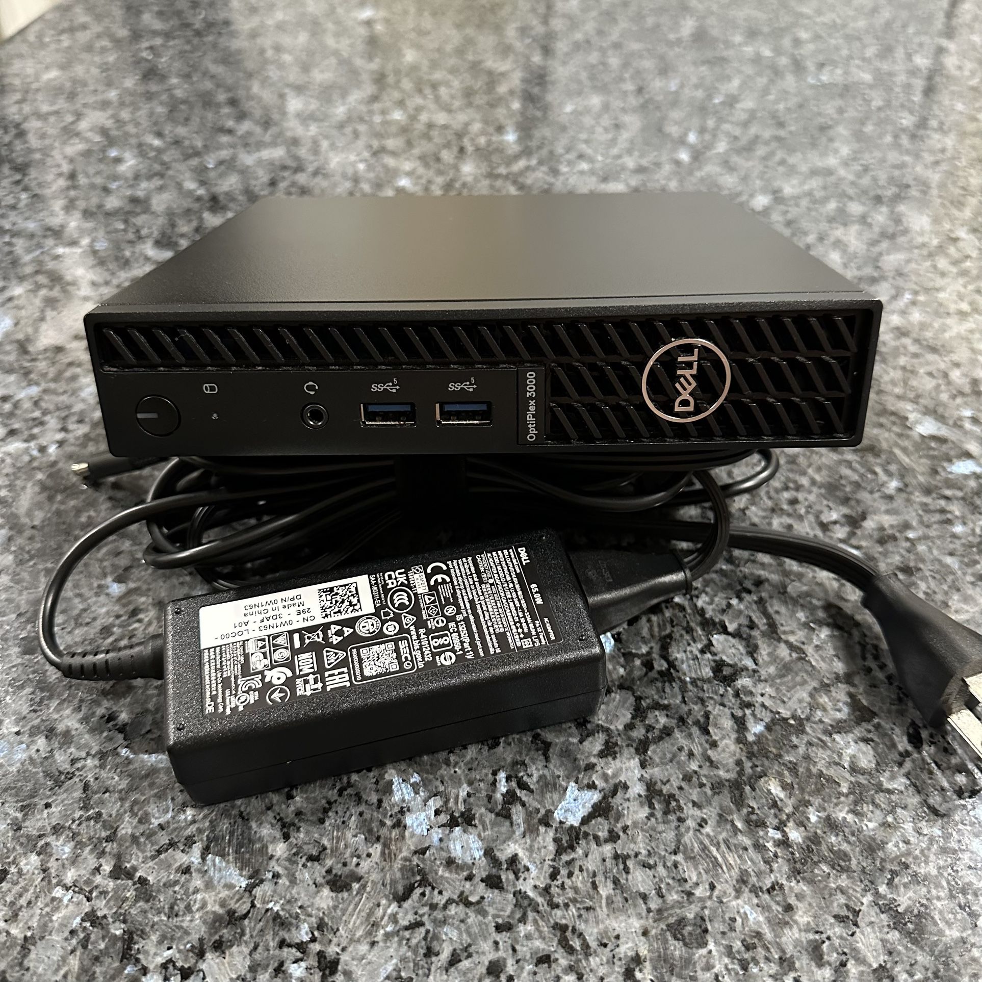 Dell OptiPlex 3000 Micro i5-12500T 16GB 256GB NVMe WINDOWS 11 PRO w/ AC ADAPTER